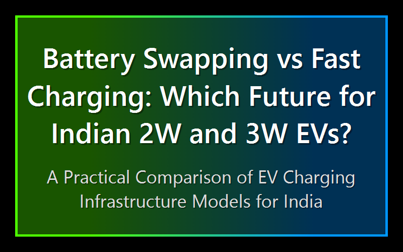 Battery Swapping vs Fast Charging: Which Future for Indian 2W and 3W EVs?