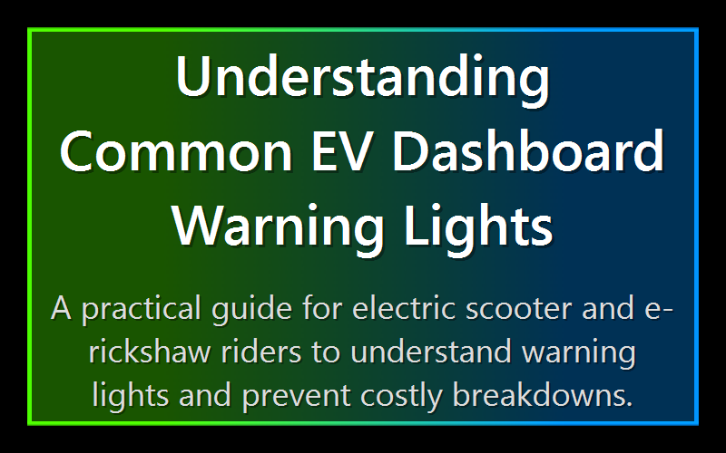 Understanding Common EV Dashboard Warning Lights
