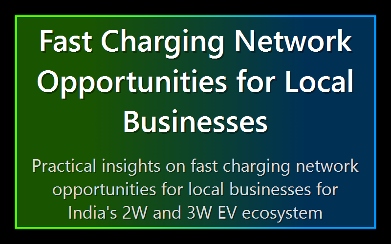 Fast Charging Network Opportunities for Local Businesses