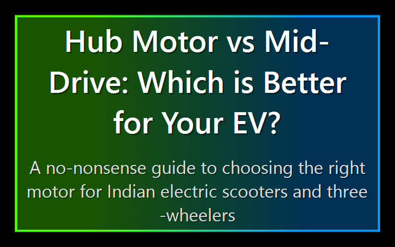 Hub Motor vs Mid-Drive: Which is Better for Your EV?