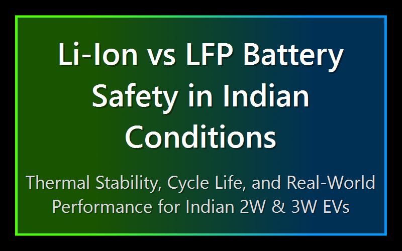 Li-Ion vs LFP Battery Safety in Indian Conditions