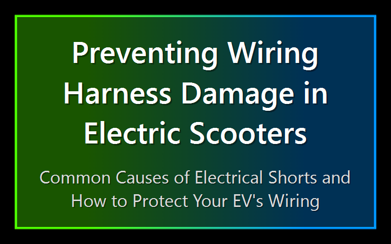 Preventing Wiring Harness Damage in Electric Scooters
