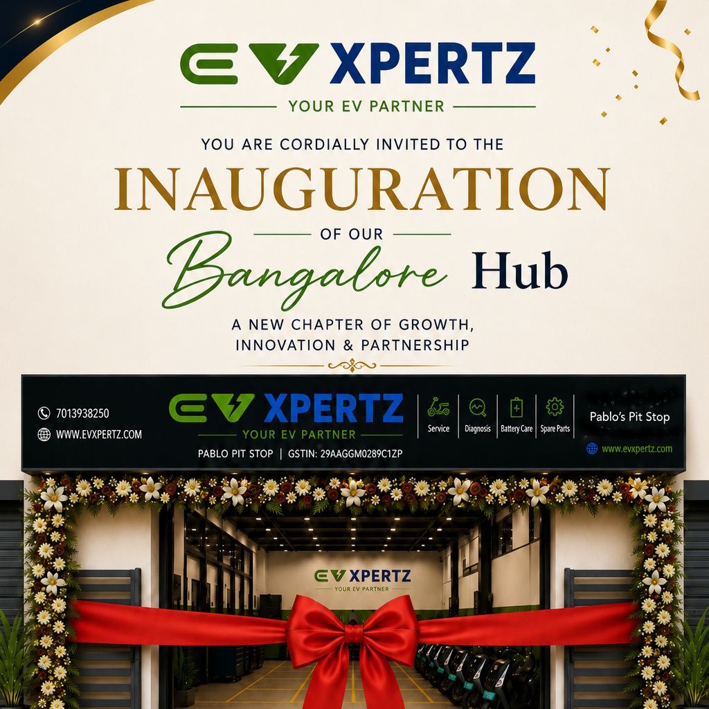 EVXpertz Bengaluru Inauguration Invitation