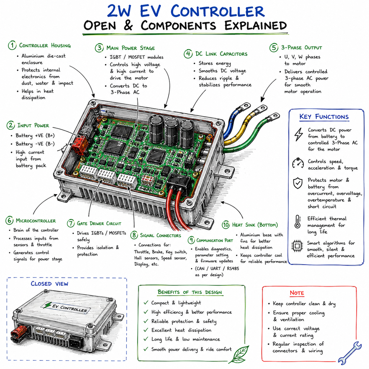 2W EV Controller